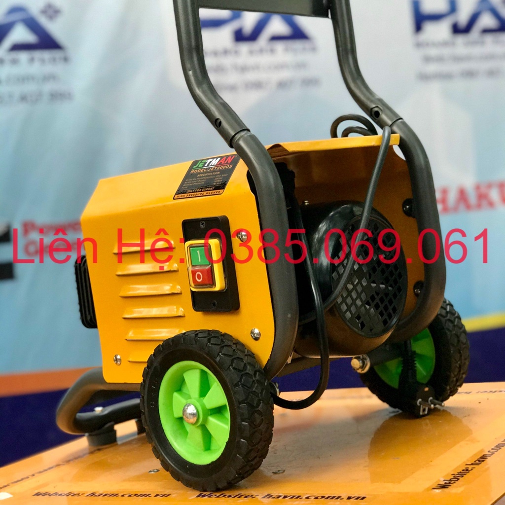 Máy Rửa Xe Cao Áp 2000W Jetman JET2000S New-Chính Hãng  -FREESHIP