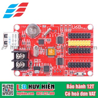 Card HD U6B (USB) hỗ trợ 3 tầng module led 1 màu và 3 màu