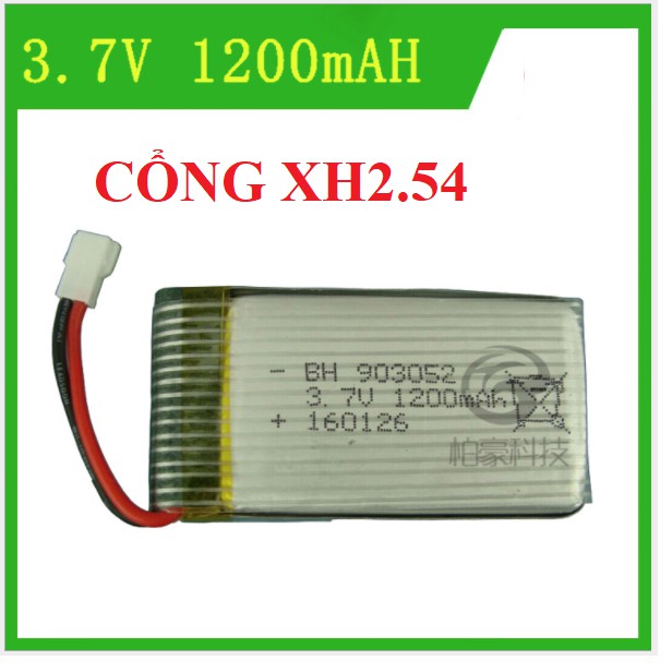 Pin 3.7V 1200mAh 903052 dùng cho máy bay loại X5, X5S, X5C, X5SW