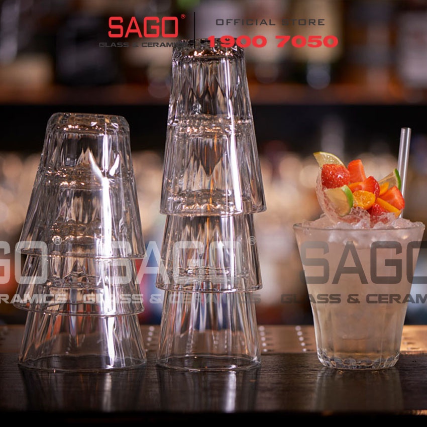 Ly Thủy Tinh Cường Lực Brooklyn Rock 266ml | 355ml , Tùy chọn Dung Tích