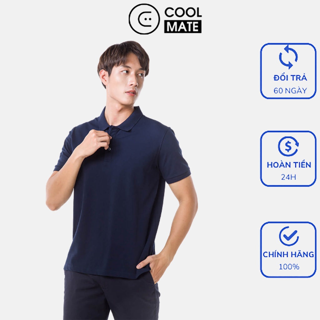 Áo Polo nam Pique Fitsoft phiên bản kháng khuẩn đặc biệt thương hiệu Coolmate