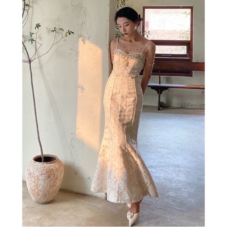 Đầm 2s ren phối dây