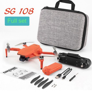 Flycam sg108 4k hd camera kép - sóng truyền 5g wifi fpv - sg 108 có cảm biến bụng - gimbal chống rung els, thời gian ba