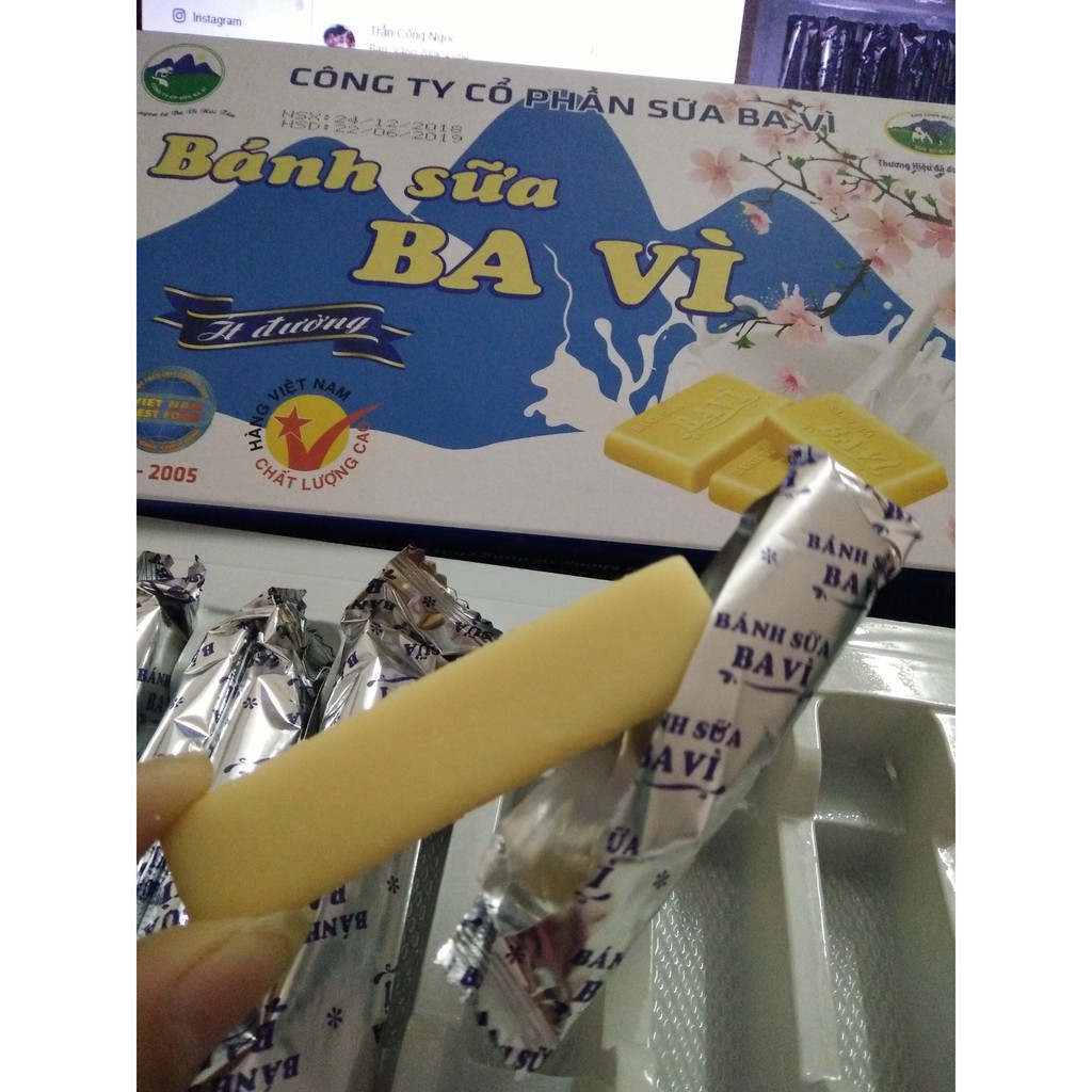Bánh sữa Ba Vì  ít đường 150g