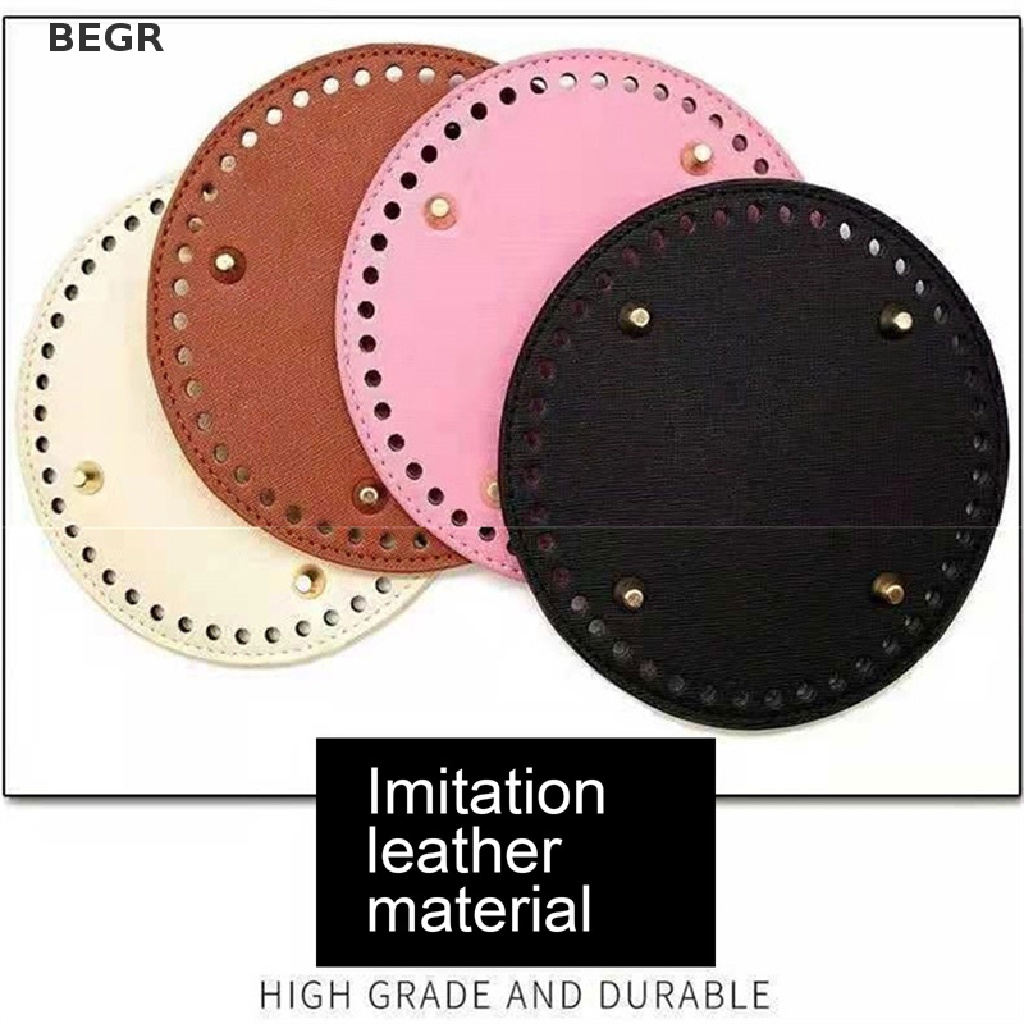 Đế Tròn Oval Bằng Da Làm Túi Xách DIY