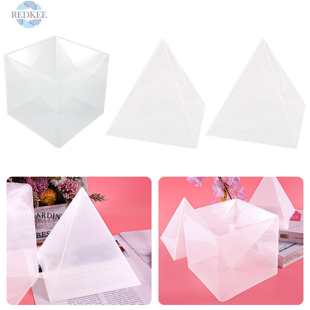 Khuôn Silicone Làm Đồ Trang Sức Hình Kim Tự Tháp 15cm