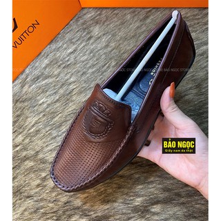 {5 NGÀY TRI ÂN GIÁ SỐC} GIÀY MỌI NAM 💝 GIÀY LƯỜI NAM CHẤT DA BÒ MỀM 100% 💥 ĐẾ CAO SU ĐÚC CỰC CHẮC CHẮN ✅ MÃ M5689