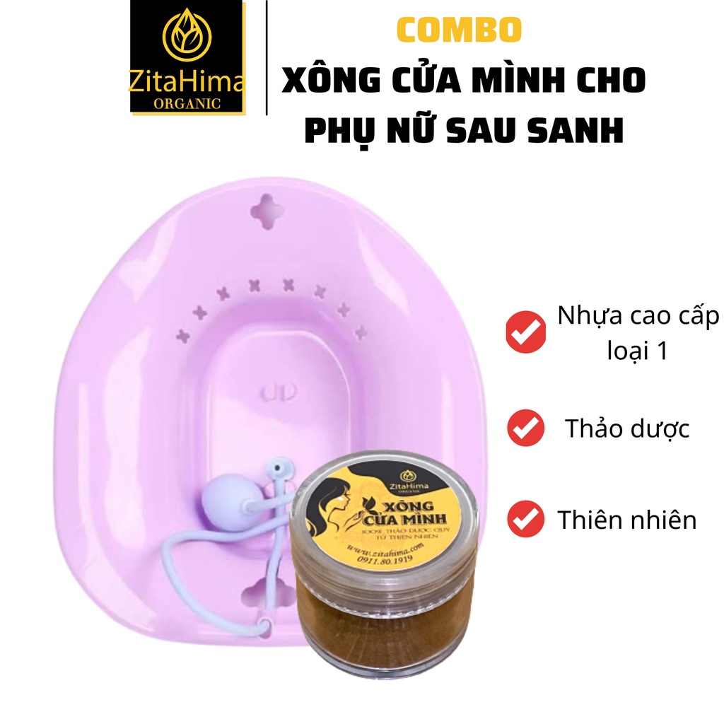 Combo Xông Vùng Kín Hàng Ngày ZitaHima Cho Phụ Nữ và Tuổi Dậy Thì