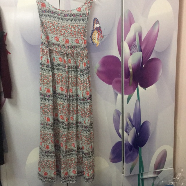 Đầm macxi thổ cẩm