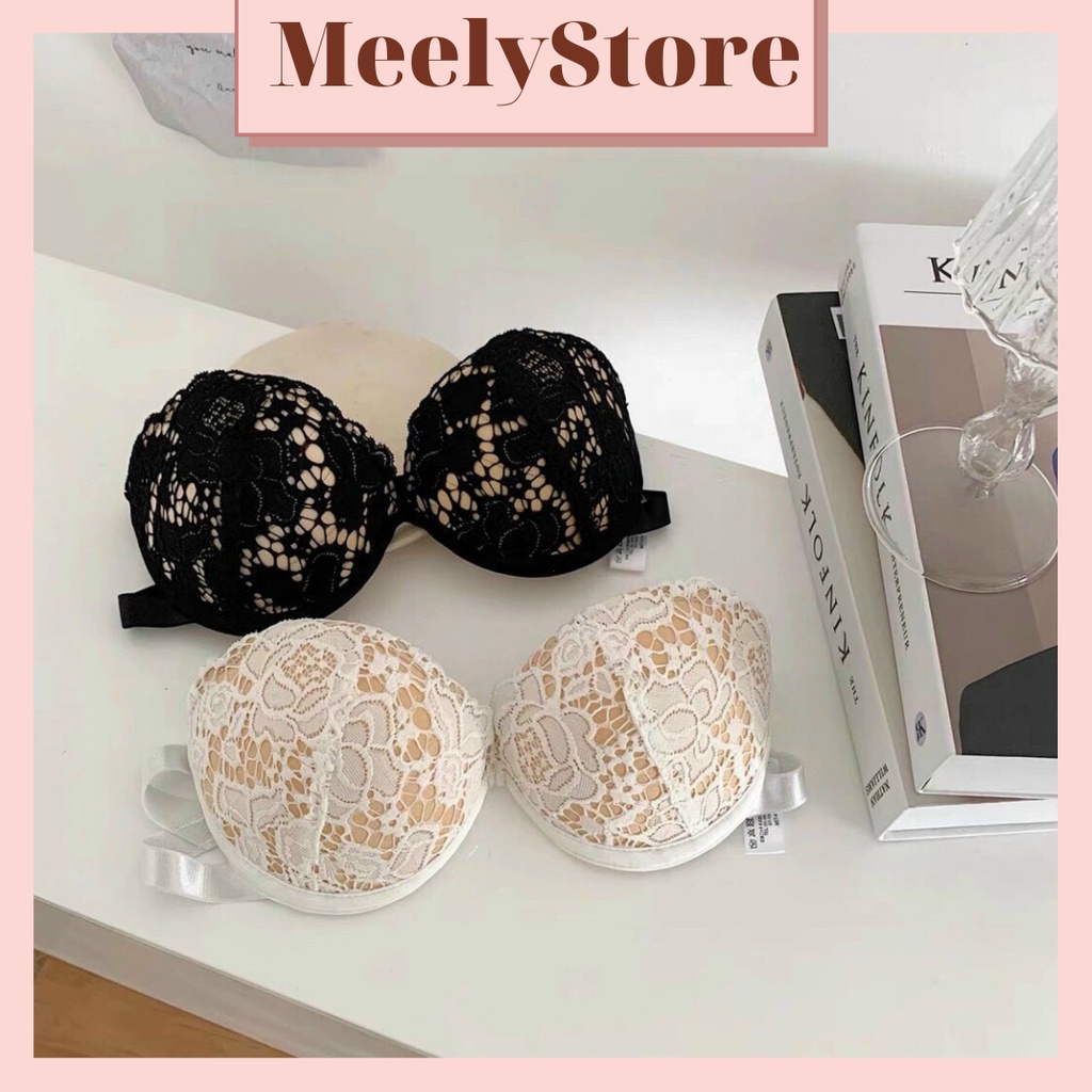 Áo Lót  Ren Cúp Ngực Chống Tụt Có Gọng Nữ Tặng Kèm Dây Trong  Nâng Ngực Mút Vừa Ôm Sát, Nâng Đẩy Ngực - R01