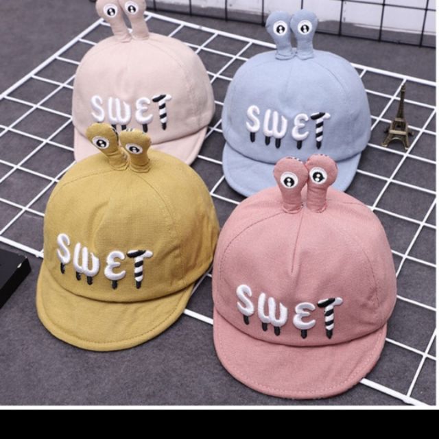 🌺mũ cho bé, hình ốc sên