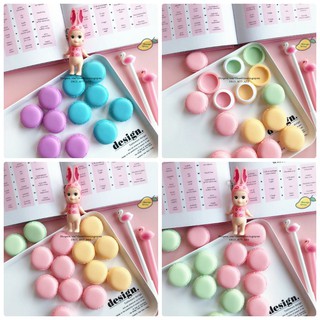Bánh macaron nhựa mini đựng trang sức, phụ kiện chụp ảnh decor