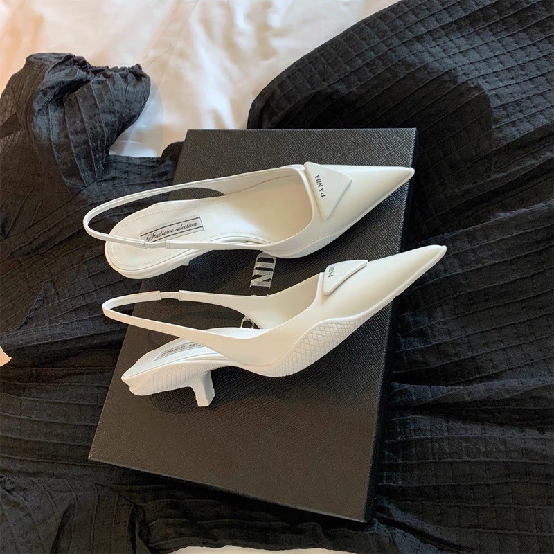 SẴN 🤍 GIÀY GÓT THẤP MŨI NHỌN NỮ SIÊU SANG 🤍 ORD QUẢNG CHÂU 10-15 NGÀY