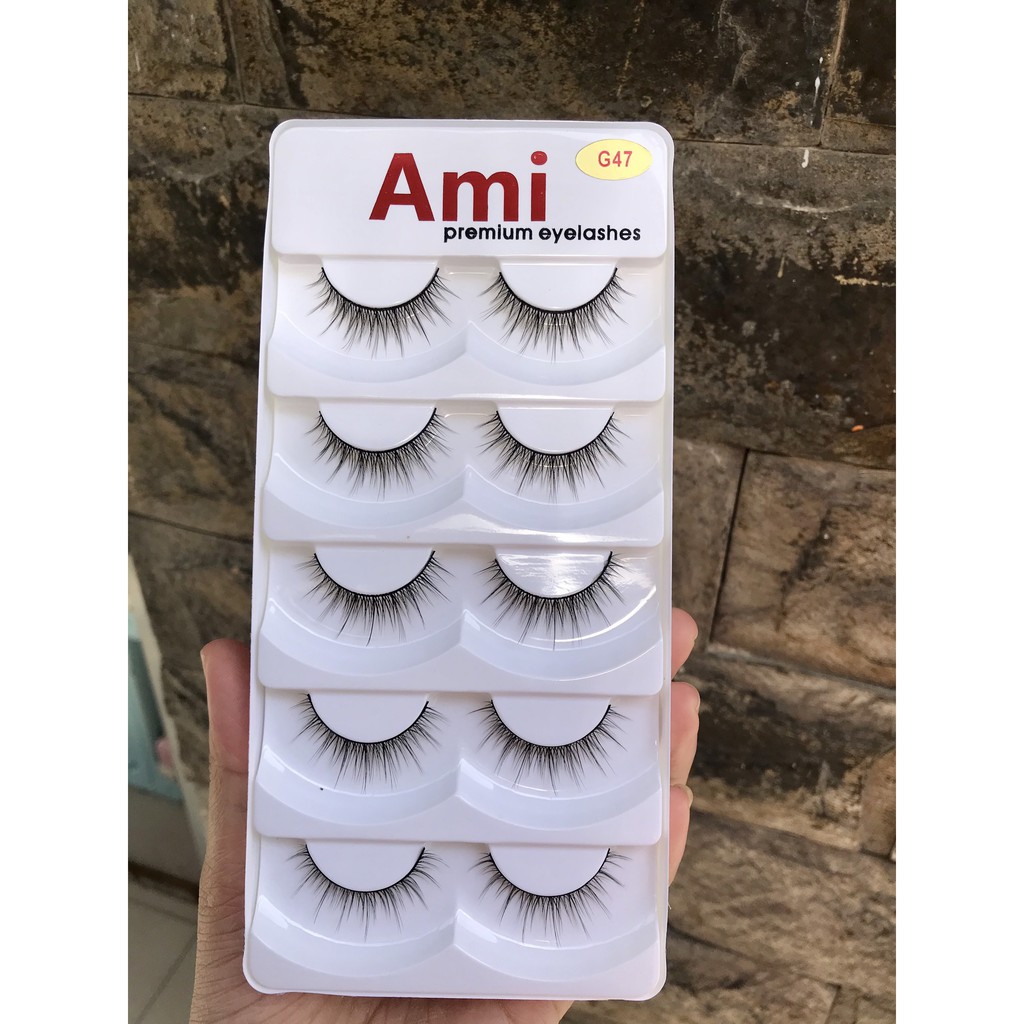 Mi giả cao cấp Ami Premium Eyelashes (5 cặp/hộp)