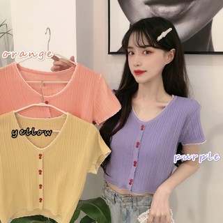 Áo kiểu ngắn dáng ôm dành cho nữ