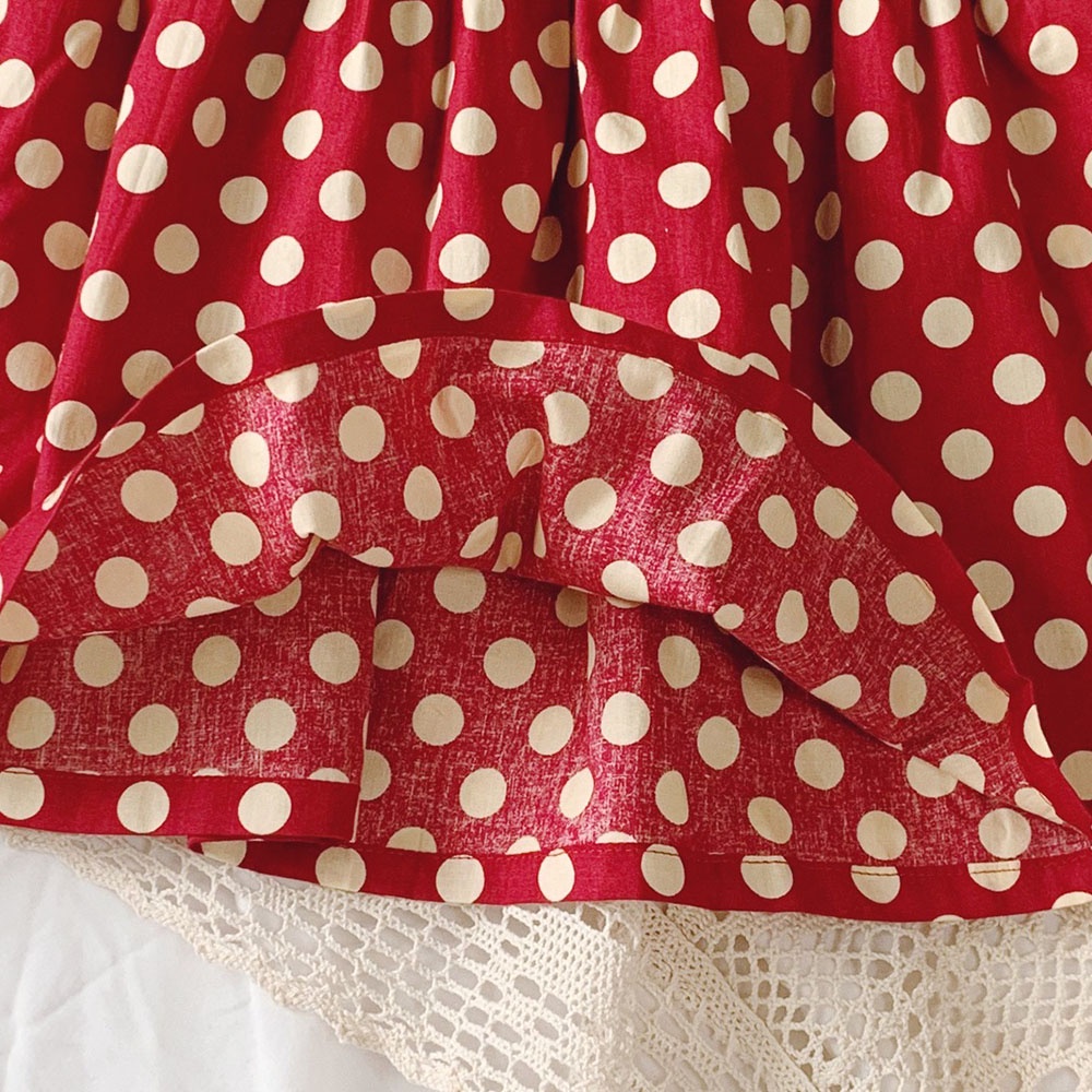 Đầm công chúa BEAR LEADER không tay màu đỏ thời trang mùa hè dành cho bé gái