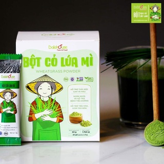 *FREE SHIP* Bột Cỏ Lúa Mì Hữu Cơ Sấy Lạnh DalaHouse Hộp 60gr