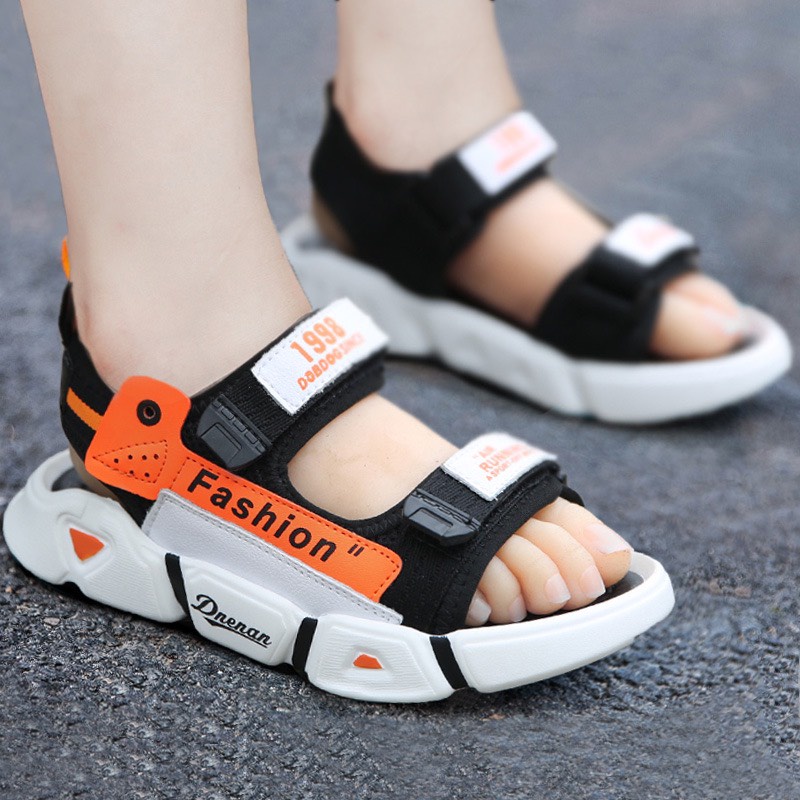 Dép xăng đan quai hậu cho bé trai, dép cho bé mềm êm chân quai dù chắc chắn cho bé K015