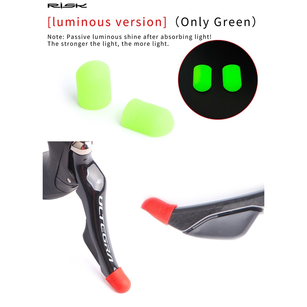 1 Cặp Bọc Bảo Vệ Cần Gạt Số Xe Đạp Bằng Silicone Chống Trầy Xước