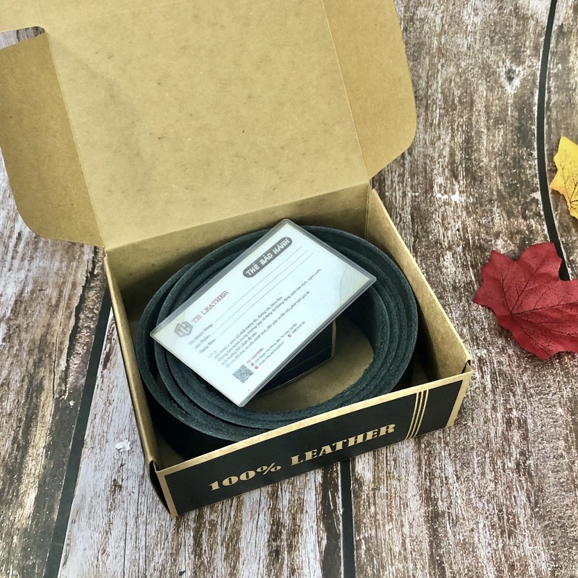 Thắt Lưng Nam Da Bò Thật 100%, Dây Lưng Da Mộc Pakistan Khóa Lăn - BH 12 Tháng