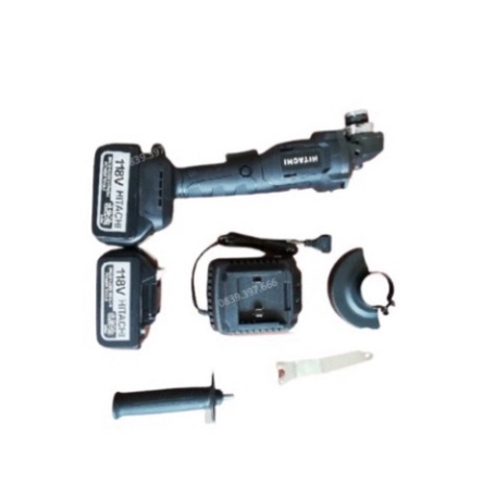 Máy mài pin, máy cắt HITACHI 199V 2 pin + Lưỡi cưa xích Chain Saw - Mài góc, cắt sắt. pin khỏe