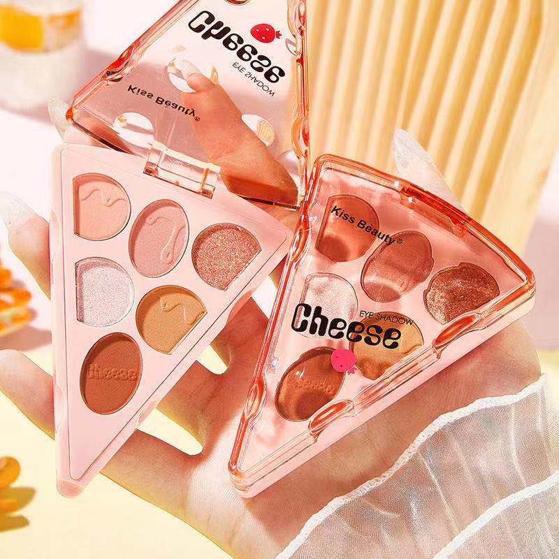 [Hàng mới về] Bảng phấn mắt 6 màu ánh lì và nhũ ngọc trai lấp lánh lâu trôi dễ lên màu