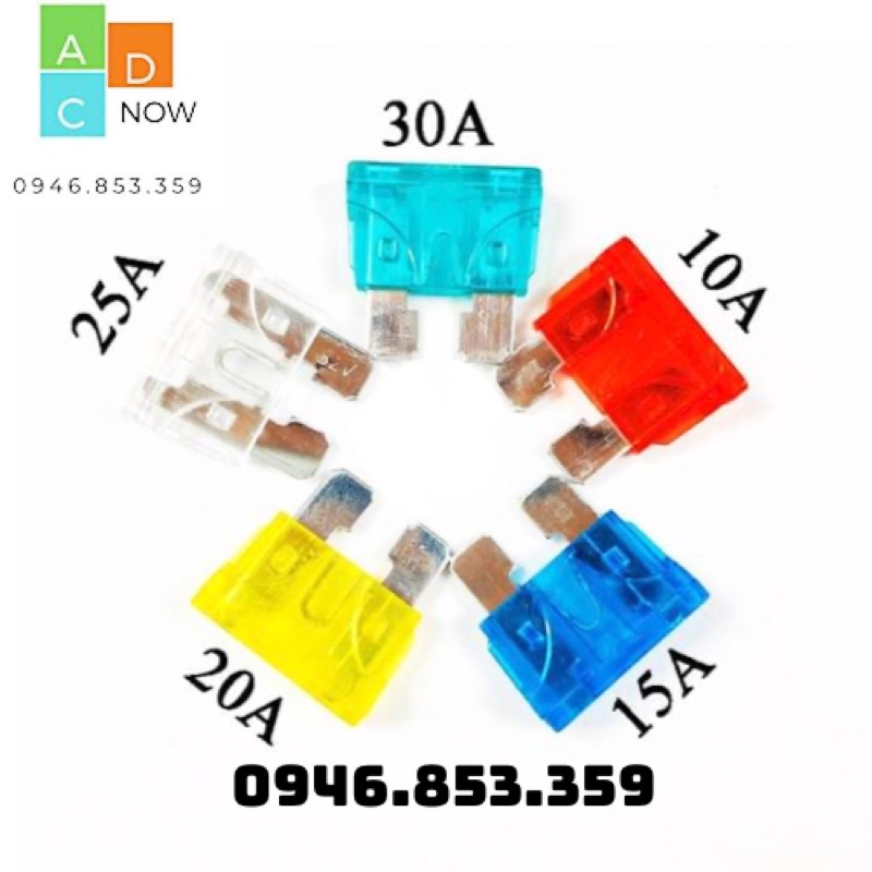 Cầu trì chân to 10A / 15A / 20A / 25A / 30A