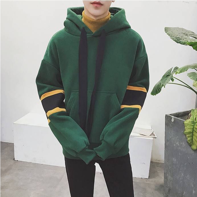 Áo Hoodie Dáng Rộng Lót Nhung Dày Dặn Thời Trang Hàn Quốc Cho Cặp Đôi