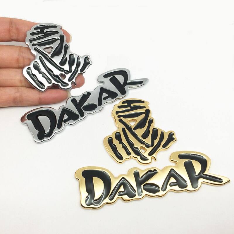 Kiểu dáng xe hơi ✷ ❈ nhãn dán kim loại cho logo Dakar Huy hiệu biểu tượng cốp sau Ốp lưng xe máy tự động Decal cho SUV Pickup 4X4 cho Jeep
