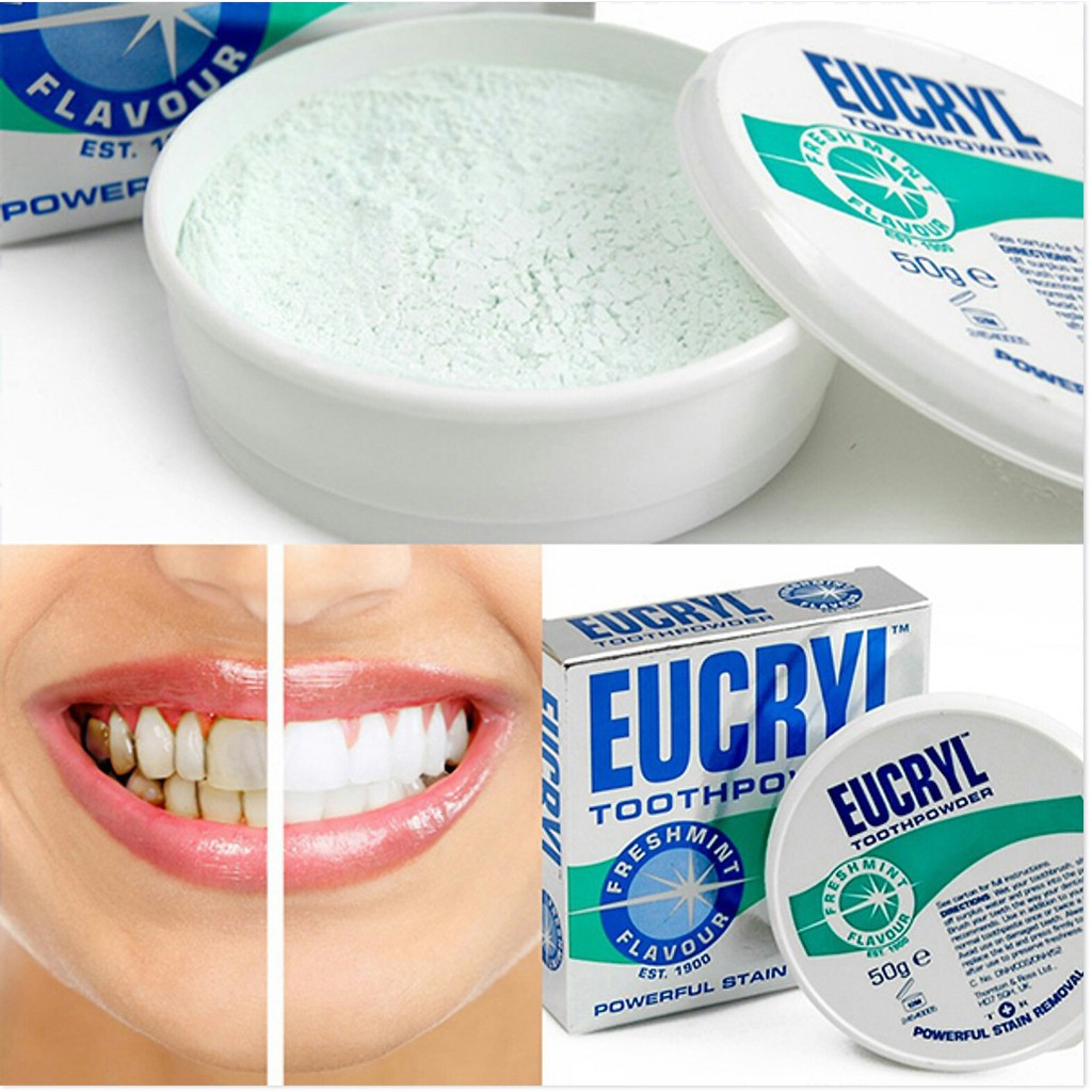 [Mã giảm giá mỹ phẩm chính hãng] Sản phẩm tẩy trắng răng Eucryl