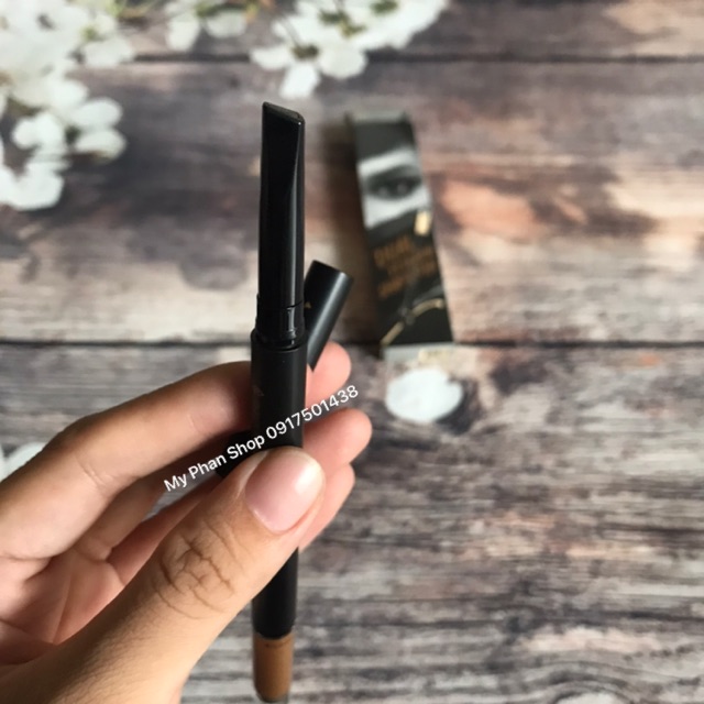 Vacosi - Chì kẻ mày định hình Natural Studio Dual Eyebrow Shape Pen