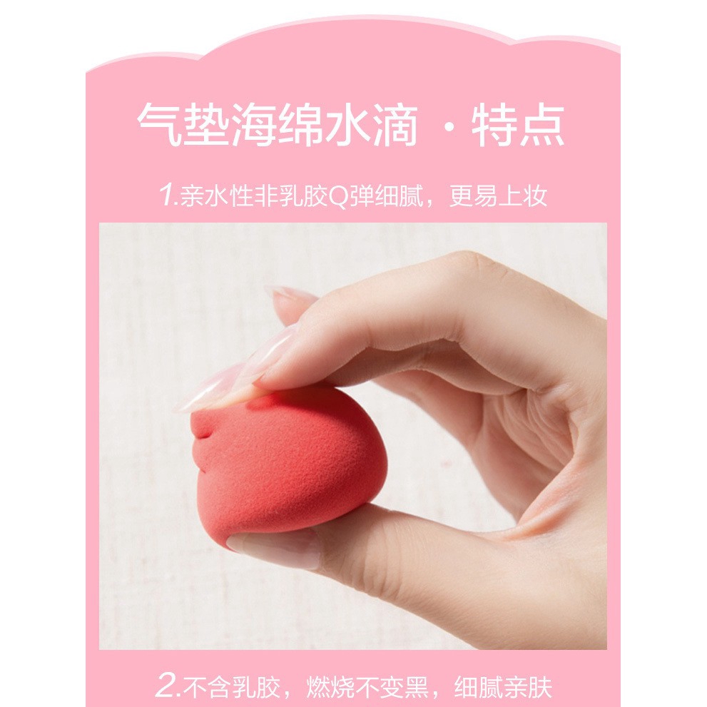 [Hàng mới về] Mút Trang Điểm 40mmx60mm Bằng Xốp Mềm Hình Giọt Nước Nhiều Màu Sắc