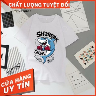 [FREESHIP-KEM ẢNH THẬT] ÁO PHÔNG IN HÌNH CÁ MẬP  SHARK chất _ mã 25