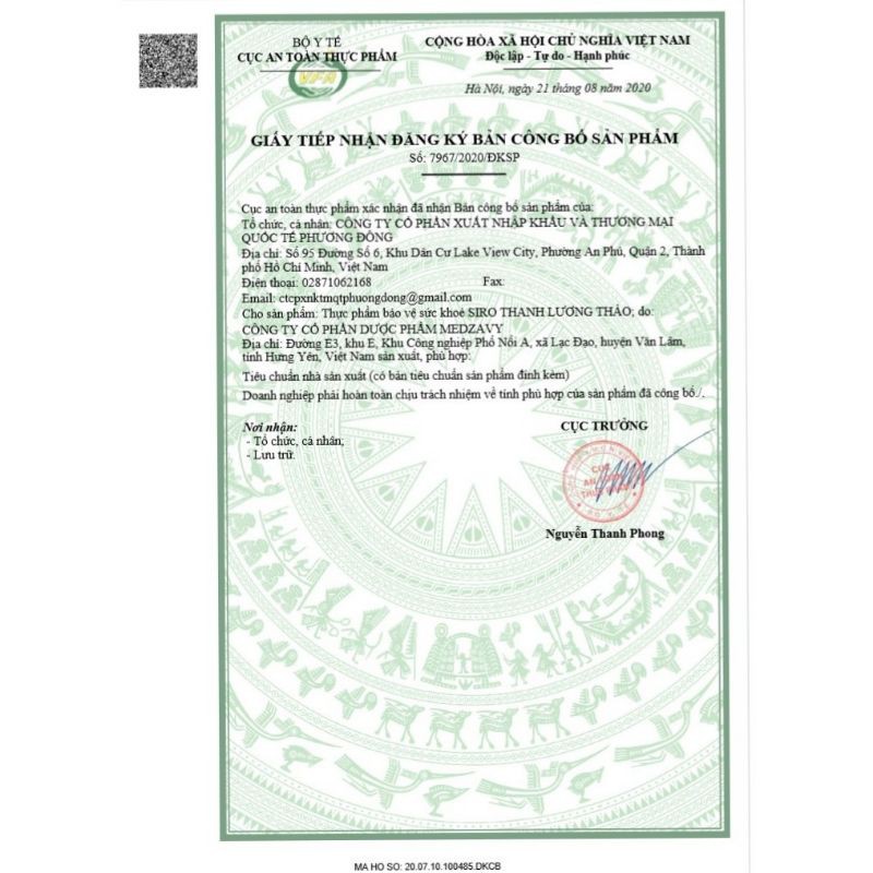 Thanh lương thảo sirô | BigBuy360 - bigbuy360.vn