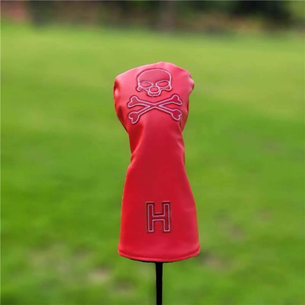 Vỏ bọc đầu gậy đánh golf thiết kế hình đầu lâu gỗ 135H cho unisex