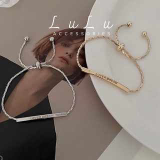 Lắc tay gold bar, vòng tay nữ Love Dream lulu.accessories