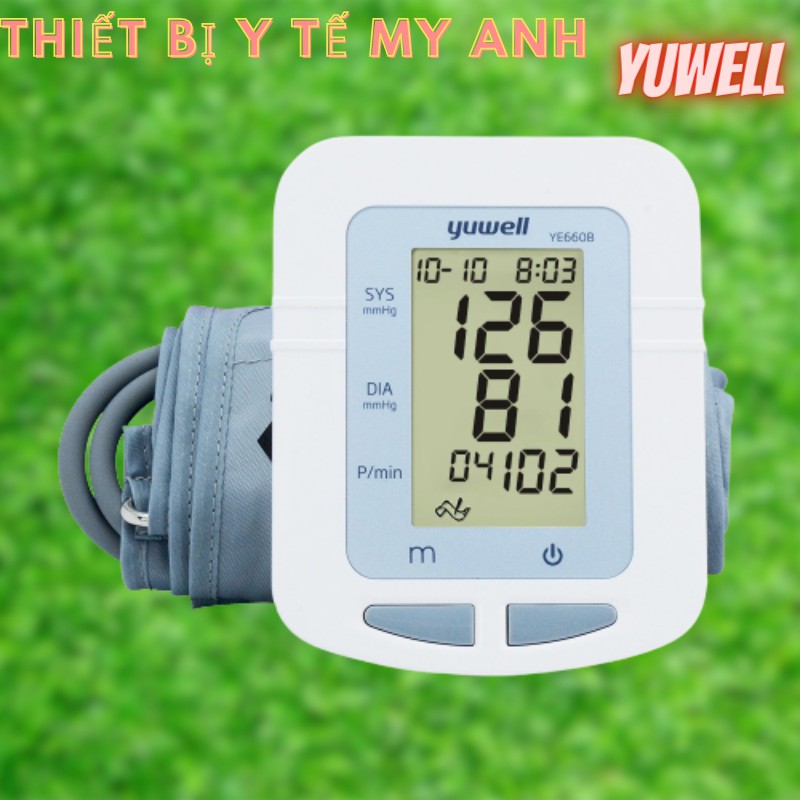 Máy đo huyết áp YUWELL YE660B _ Chính xác,tiện lợi.