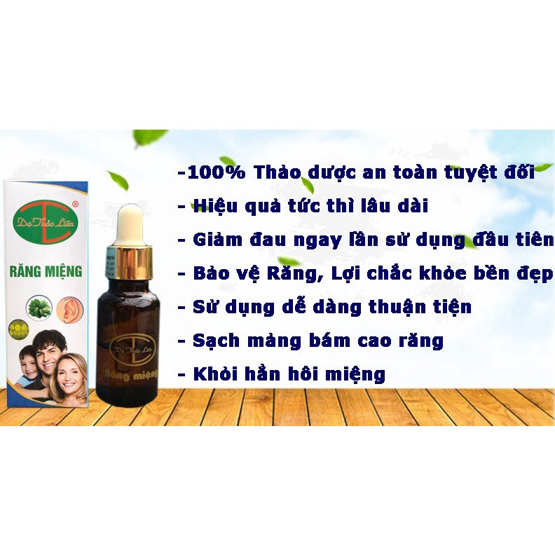 Tinh dầu răng miệng Dạ Thảo Liên Lọ 5ml và 20ml - Giúp bé vệ sinh rặng miệng tốt hơn mỗi ngày