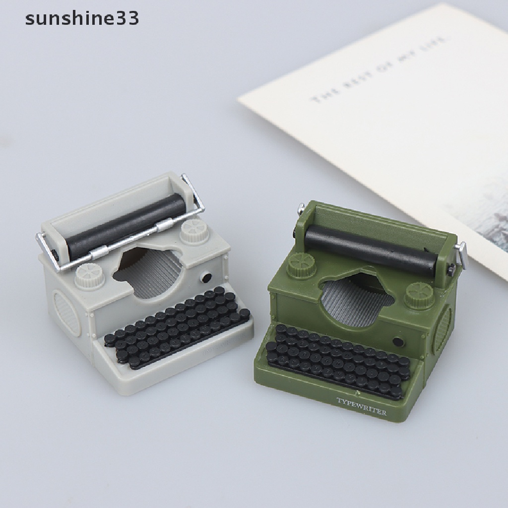 Mô Hình Máy Đánh Chữ Tỉ Lệ 1: 12 Trang Trí Nhà Búp Bê