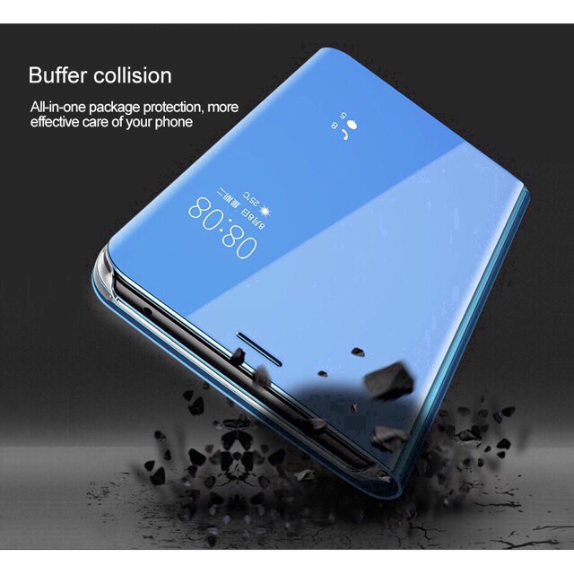 VIVO V15 V11 V9 V7 Plus Y85 Y81i V5S S-VIEW Smart Mirror Flip Clear Phone Case back cover