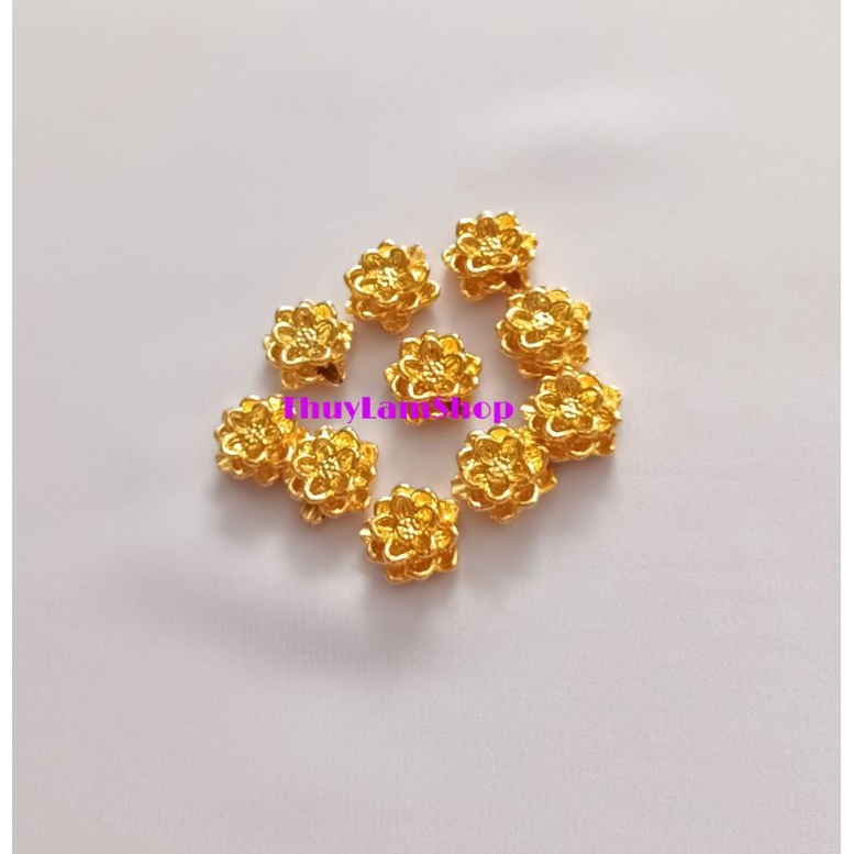 Charm bông Sen Mic vòng hàng cao cấp size 12li