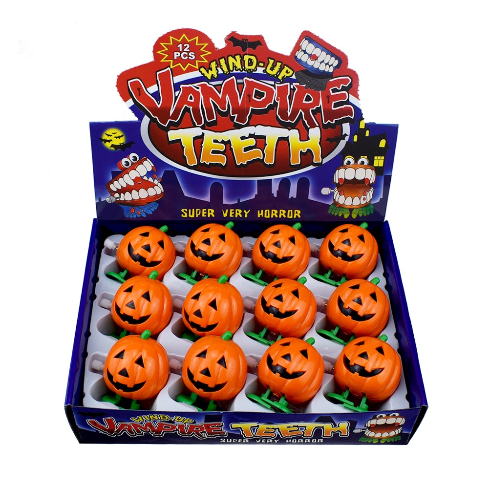 Đồ chơi Bí ngô vặn cót Halloween dành cho lễ hội hóa trang phù thủy