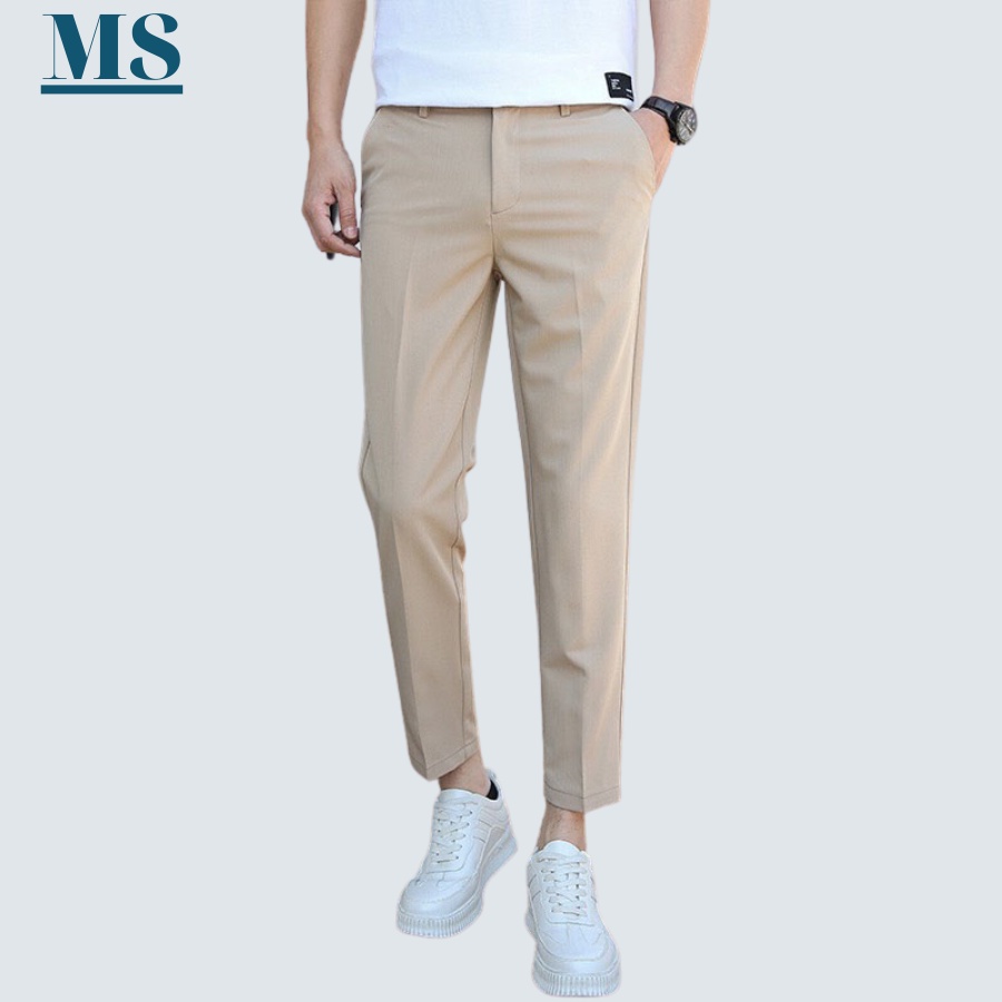 Quần âu nam Menswear, quần tây nam chất vải tuyết mưa  co giãn 4 chiều dáng ôm body chống nhăn thời trang hàn quốc.