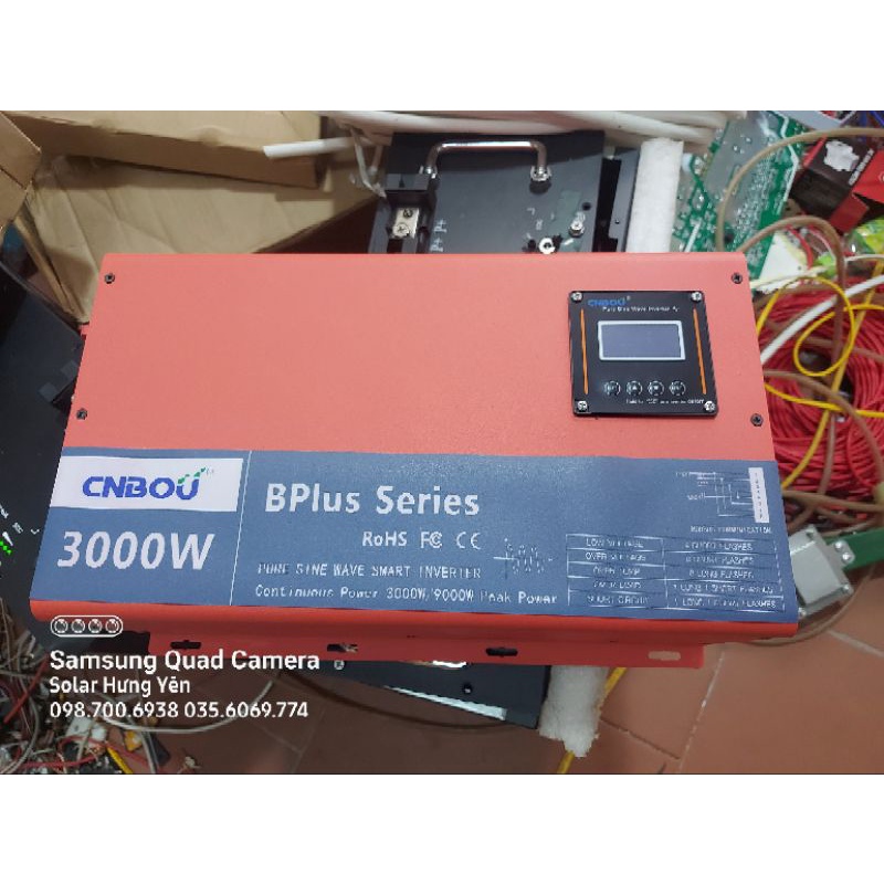 Inverter 48V.DC to 230V.AC 3000/9000w hãng Cnbou