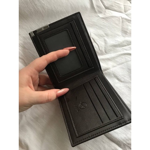 Ví da ngắn Chuwanglin thiết kế trẻ trung phong cách Hàn Quốc cho nam