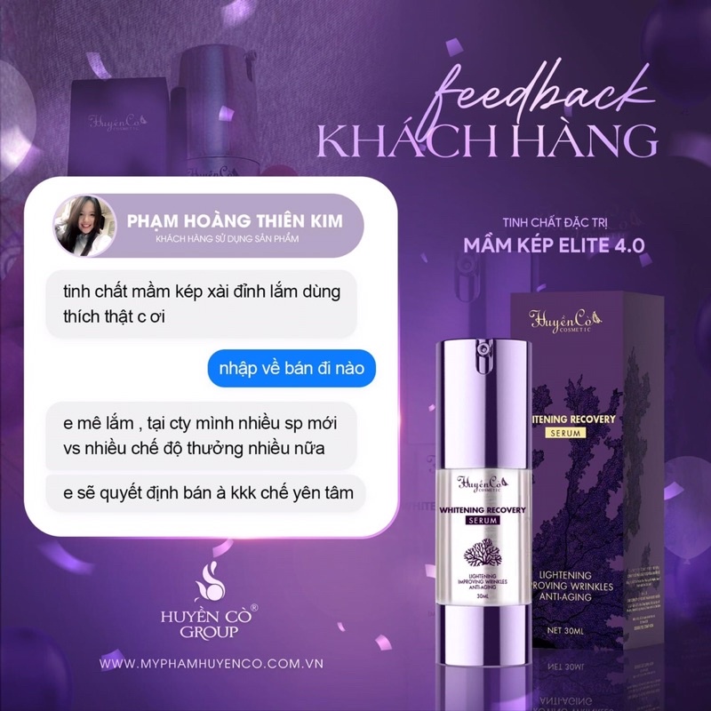SERUM MẦM KÉP HUYỂN CÒ 30 ML HÀNG  MỚI