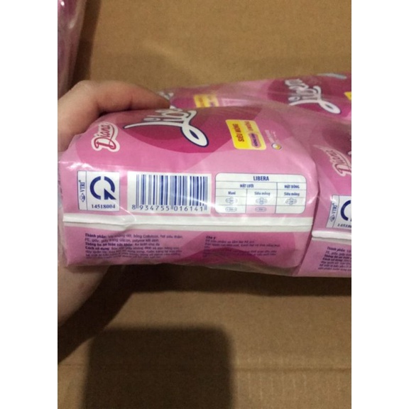 6 gói băng vệ sinh libera có cánh-không cánh