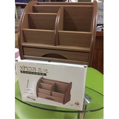 hộp đựng bút gỗ kiêm kệ mỹ phẩm, tinh tế hơn trong bàn làm việc - ống đựng bút - HOKAMI STORE