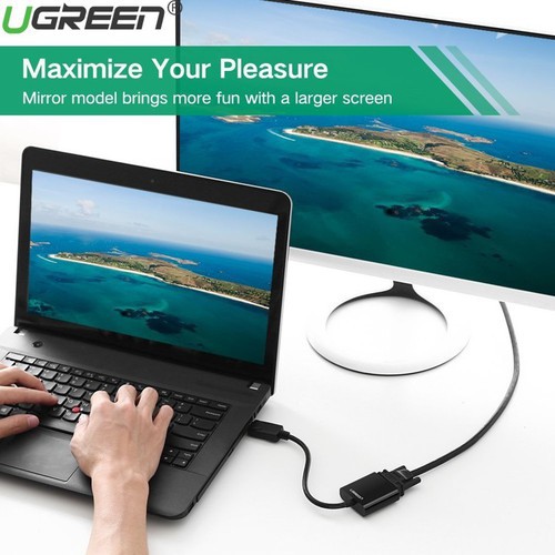 Cáp chuyển Displayport to VGA Ugreen 20415 - Hàng Chính Hãng BH 18 Tháng