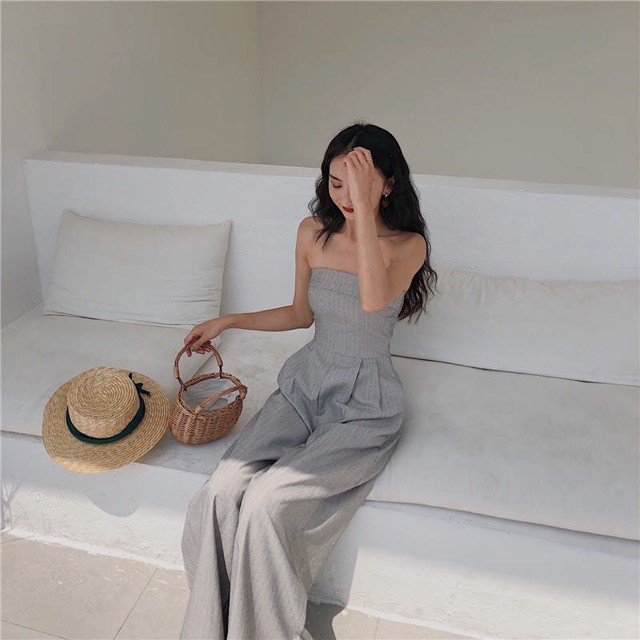 [ ORDER ] Jumpsuit ống rộng sang chảnh Ulzzang